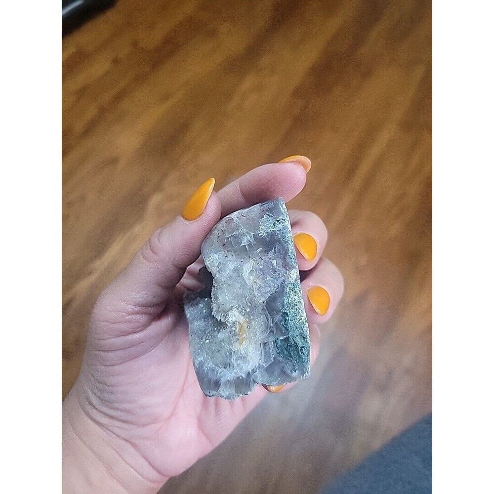 Amethyst Free-form 200g 2x4 druzy sugary from brazil - Picture 3 of 8